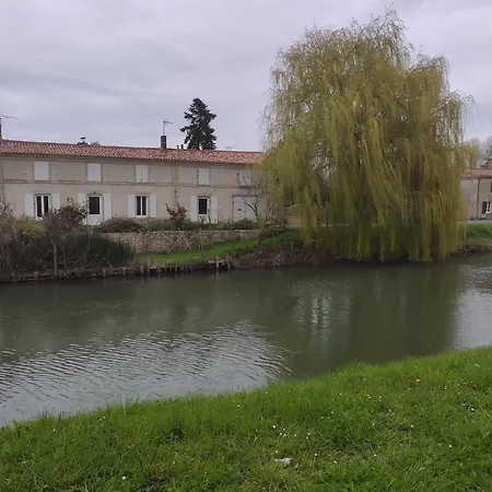 Maison D' Ferme Maraichine Bord De Riviere Damvix